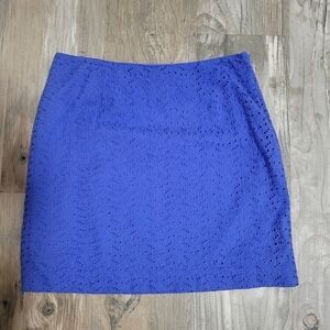 LL Bean Favorite Fit 100 % cotton skirt size 10 Petite